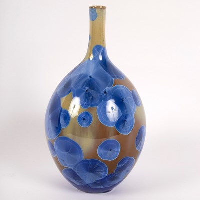 Lot 154 - Simon Rich (born 1949), a crystalline glazed...