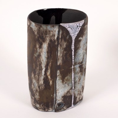 Lot 163 - Hilary Mayo, Landscape Vessel, impressed mark,...