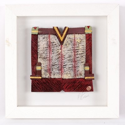 Lot 170 - Philip Evans (born 1959), a ceramic wall...