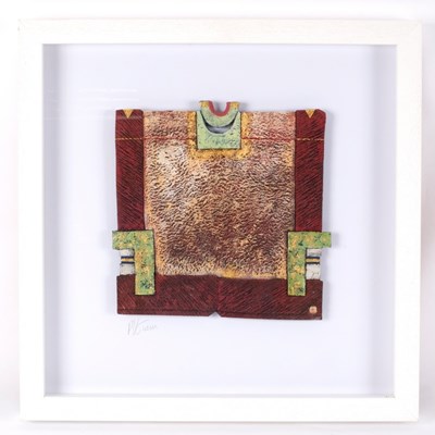 Lot 172 - Philip Evans (born 1959), a ceramic wall...
