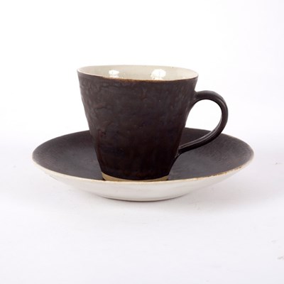 Lot 210 - Lucie Rie (1902-1995), a teacup and saucer, in...