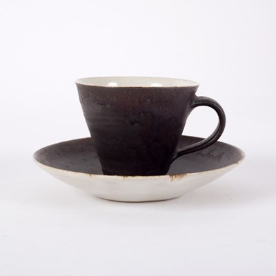 Lot 211 - Lucie Rie (1902-1995), a teacup and saucer, in...