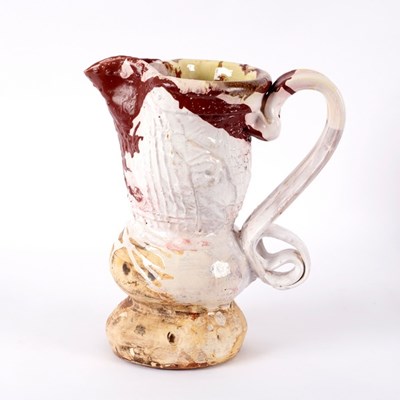 Lot 225 - Simon Carroll (1964-2009), an earthenware jug,...