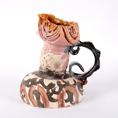 Lot 227 - Simon Carroll (1964-2009), an earthenware jug,...