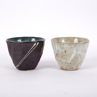 Lot 238 - Two studio pottery stoneware yunomi, one...