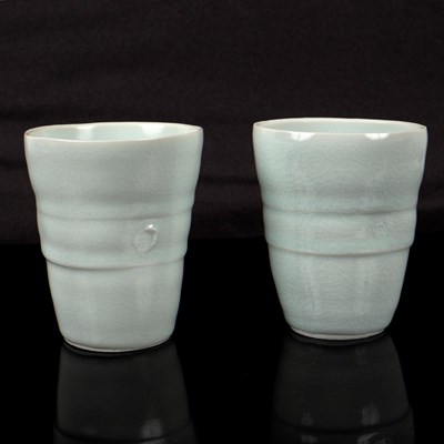 Lot 243 - Edmund de Waal (born 1964), two porcelain...
