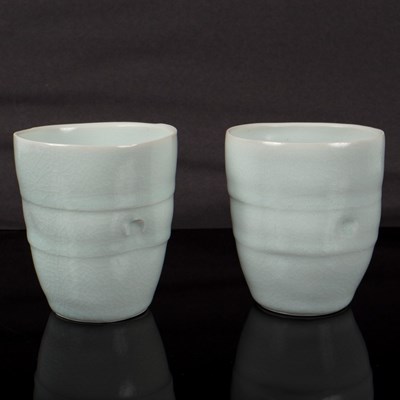 Lot 244 - Edmund de Waal (born 1964), two porcelain...