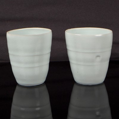 Lot 245 - Edmund de Waal (born 1964), two porcelain...