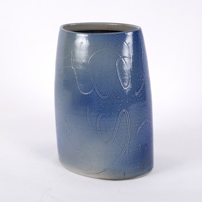 Lot 251 - Jane Hamlyn (born 1940), a saltglaze stoneware...