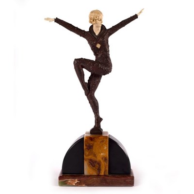 Lot 273 - After Demetre Chiparus (1886-1947), Dancer of...