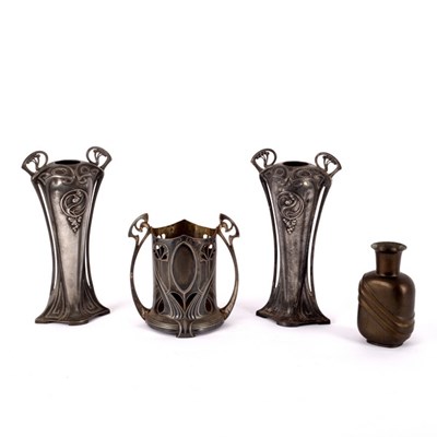 Lot 280 - WMF, an electroplated bottle holder, of...