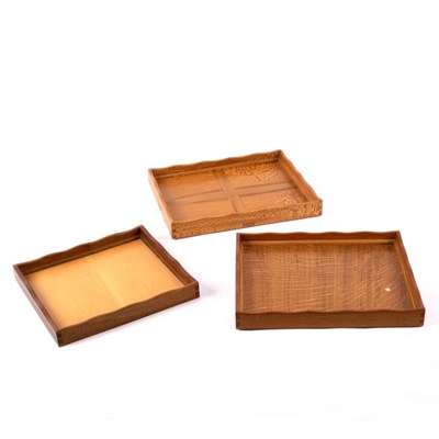 Lot 284 - Austin Gardiner, three Arts & Crafts wooden...