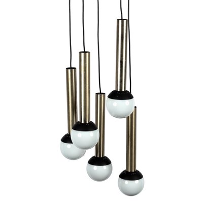 Lot 291 - Stilnovo, Italian 1950s, a five-light...