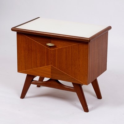 Lot 330 - A Mid Century Scandinavian style night stand...