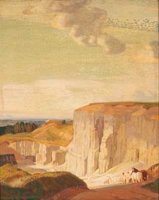 Lot 369 - Charles March Gere (1869-1957)/A Quarry in the...