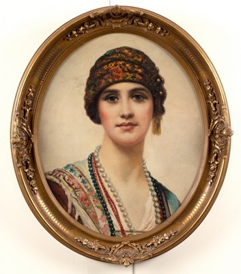 Lot 374 - Early 20th Century French School/Portrait of a...