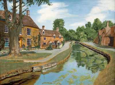 Lot 378 - J Harper/Slaughters, Gloucestershire/signed...