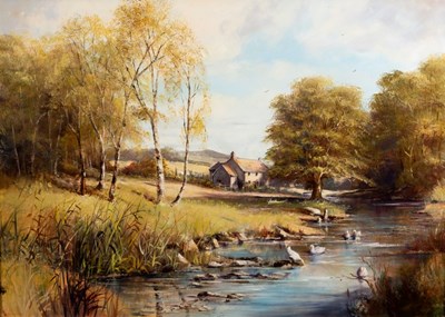 Lot 381 - Jan Whitton/Caught in the Sunshine/signed with...