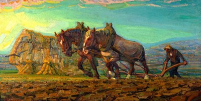 Lot 384 - Adriaan Herman Gouwe (1875-1965)/Landscape...
