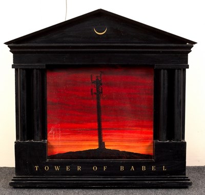Lot 392 - Terry Ilott (born 1945)/Tower of Babel/phone...