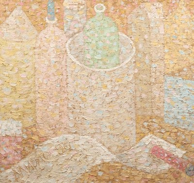 Lot 399 - Davletbeau Miras (20th Century)/ Still Life of...