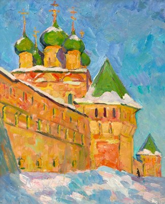 Lot 402 - Andrei Bogdanov (born 1941)/Winter Scene,...