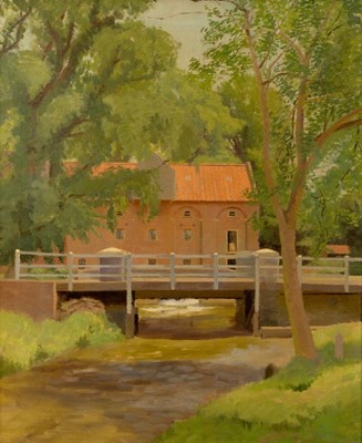 Lot 419 - 20th Century/House by Stream and...
