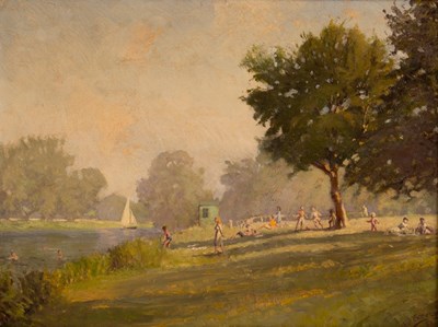 Lot 438 - Arthur Somerscales (20th Century)/August Day,...