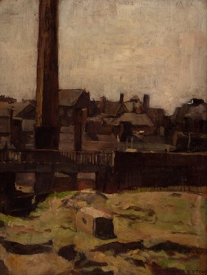 Lot 443 - Anthony Eyton RA (born 1923)/Railway at...