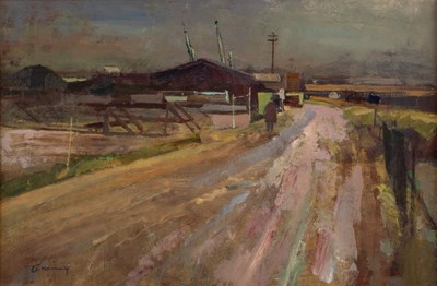Lot 445 - Fred Cuming RA (born 1930)/Goods Yard,...