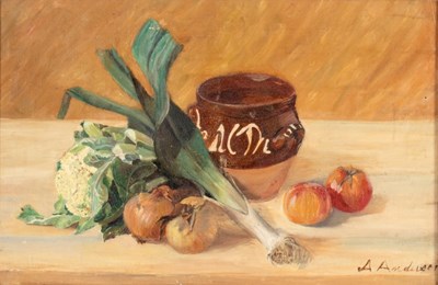 Lot 469 - A Andersen (20th Century)/Still Life with...