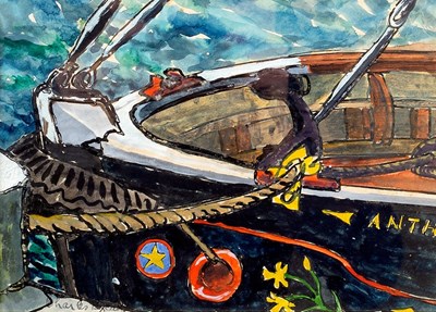 Lot 488 - Charles Breaker (1906-1985)/Newlyn Fishing...