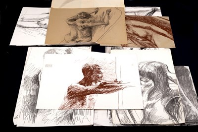 Lot 494 - 20th Century/Figure Studies/group of 10 large...