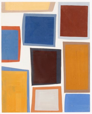 Lot 498 - Donald Wells (1929-2014)/Geometric Composition...