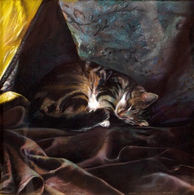 Lot 499 - Andrew Hemingway (born 1955)/Cat on...