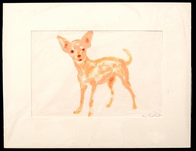 Lot 502 - Clive Barker (born 1940)/Small Dog/signed...
