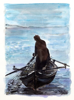 Lot 528 - Balinese School, 20th Century/Fisherman...
