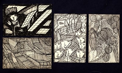 Lot 530 - Madge Gill (1882-1961)/Figural and Abstract...
