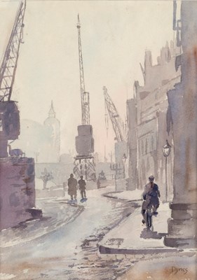 Lot 544 - Enid Dynes (20th Century)/Morning, Southwark...