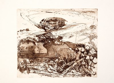 Lot 582 - Leslie Duxbury (1921-2001)/Farmhouse in...