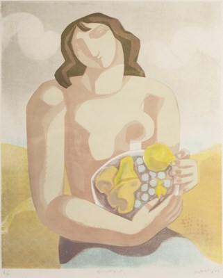 Lot 635 - Mary Audsley (1919-2008)/Girl with...