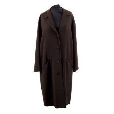 Lot 642 - An Issey Miyake wool crepe dress coat,...