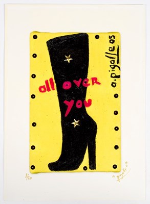 Lot 670 - Anne Pigalle/All Over You/signed and dated '07,...
