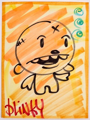 Lot 677 - Blinky (Honduran, born 1979)/Figure Study/felt...