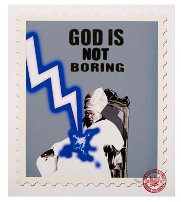 Lot 695 - CNPD (Jimmy Cauty, British, born 1956)/God is...