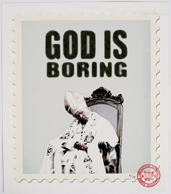 Lot 717 - CNPD (Jimmy Cauty, British, born 1956)/God is...