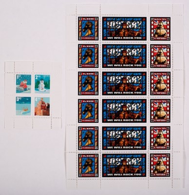 Lot 724 - Attributed to CNPD/Christmas stamp sheet 1,2,3,...