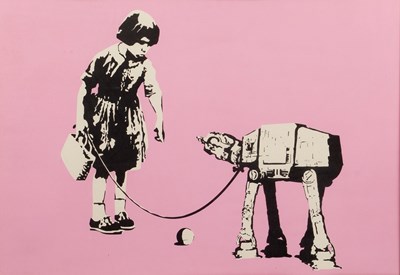 Lot 792 - Eelus/What U Looking At?/girl with robot dog...