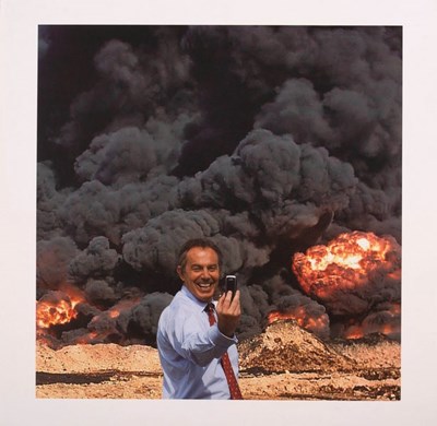 Lot 801 - Peter Kennard and Cat Phillipps/Photo Op/print,...