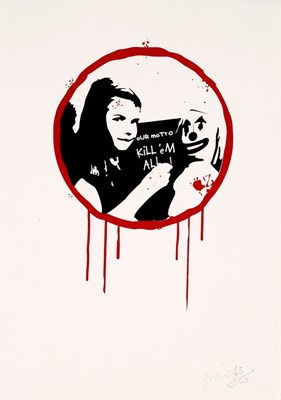 Lot 817 - Our Motto Kill 'em all/signed gom, limited...